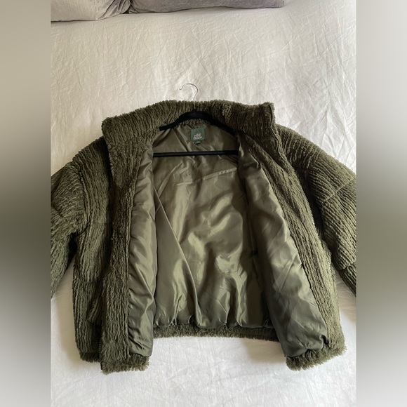 Wild Fable Ribbed Velvet Cropped Jacket - Picture 2 of 3